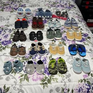Baby Boy Shoe Bundle (Nb-Size 3) - 19 pairs